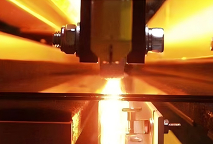 Infrared heating for glass finishing
